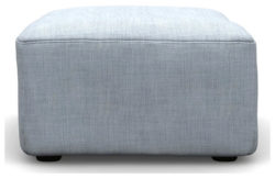 Heart of House Chloe Fabric Footstool - Sky